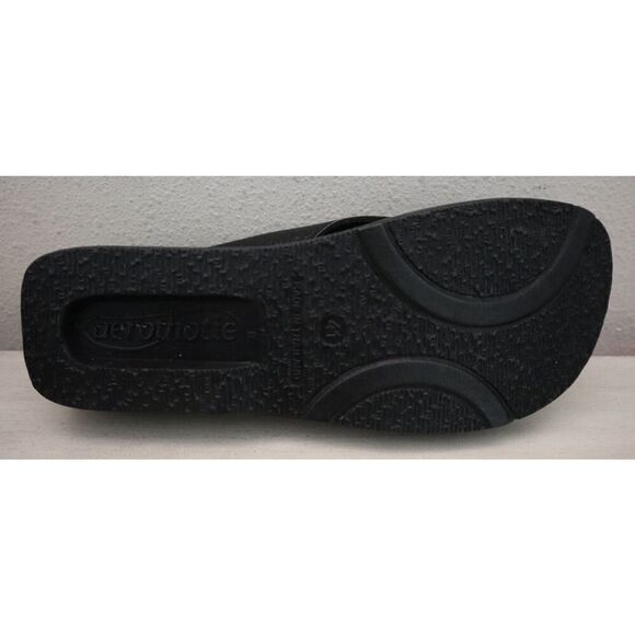 Aerothotic L0312 Women's Sz 11 Black Crystal Mist Orthotic Comfortable Sandals - Picture 8 of 13